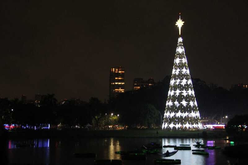 Capital inaugura árvore de Natal no Parque Ibirapuera - ZONA SUL NOTÍCIAS